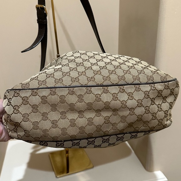 Gucci Brown Padlock GG interlocking Canvas Hobo - Picture 15 of 15
